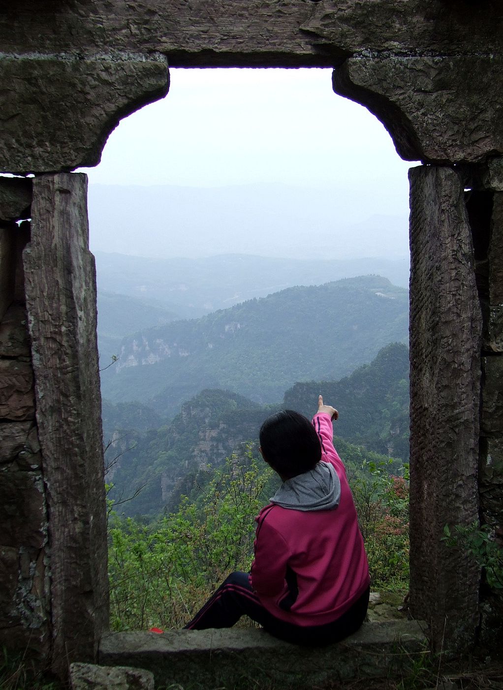 万福山远眺