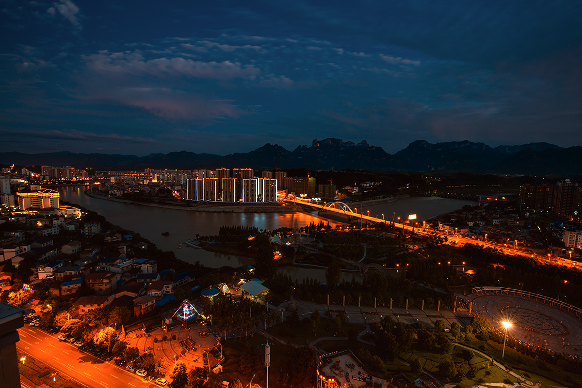 夜城小景
