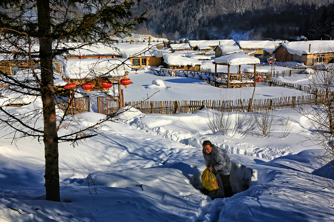 雪乡的早晨