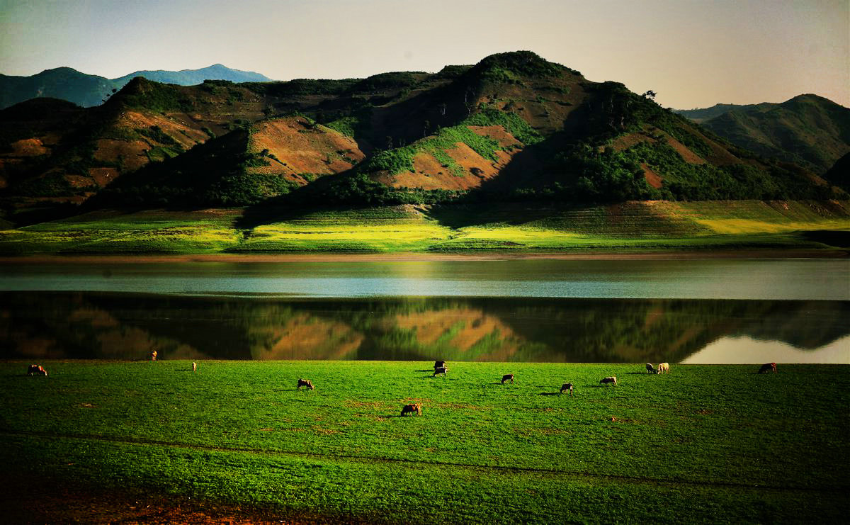 绿江美景