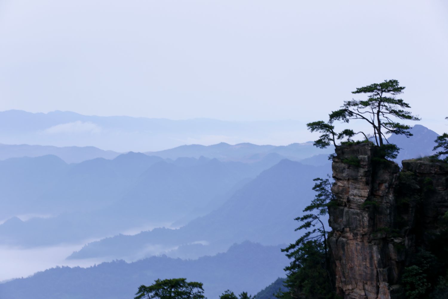 天子山风光