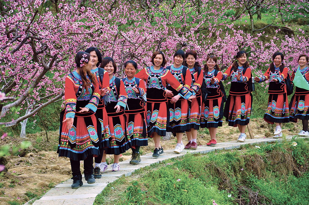 桃花红