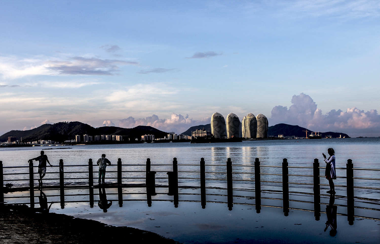 <海湾的早晨>