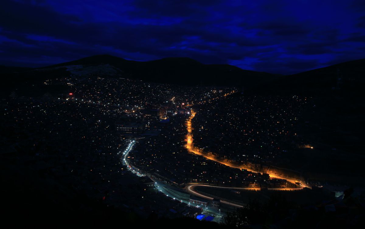 色达夜景