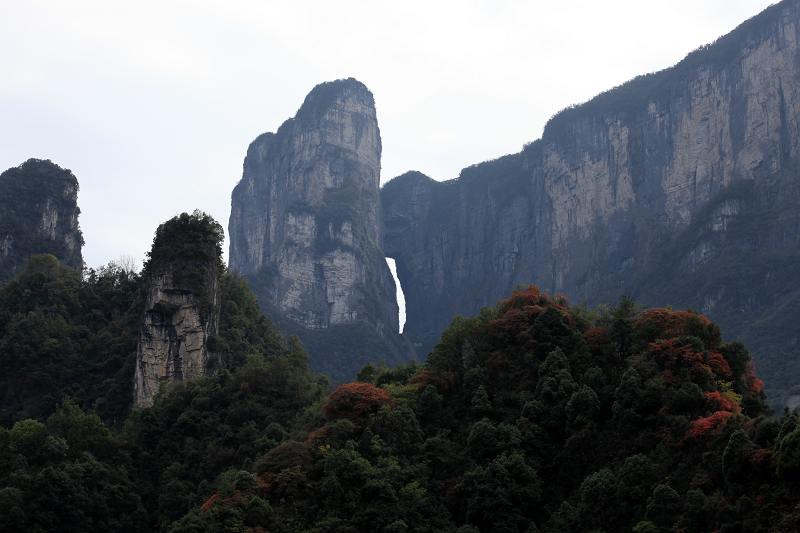 天门山红葉