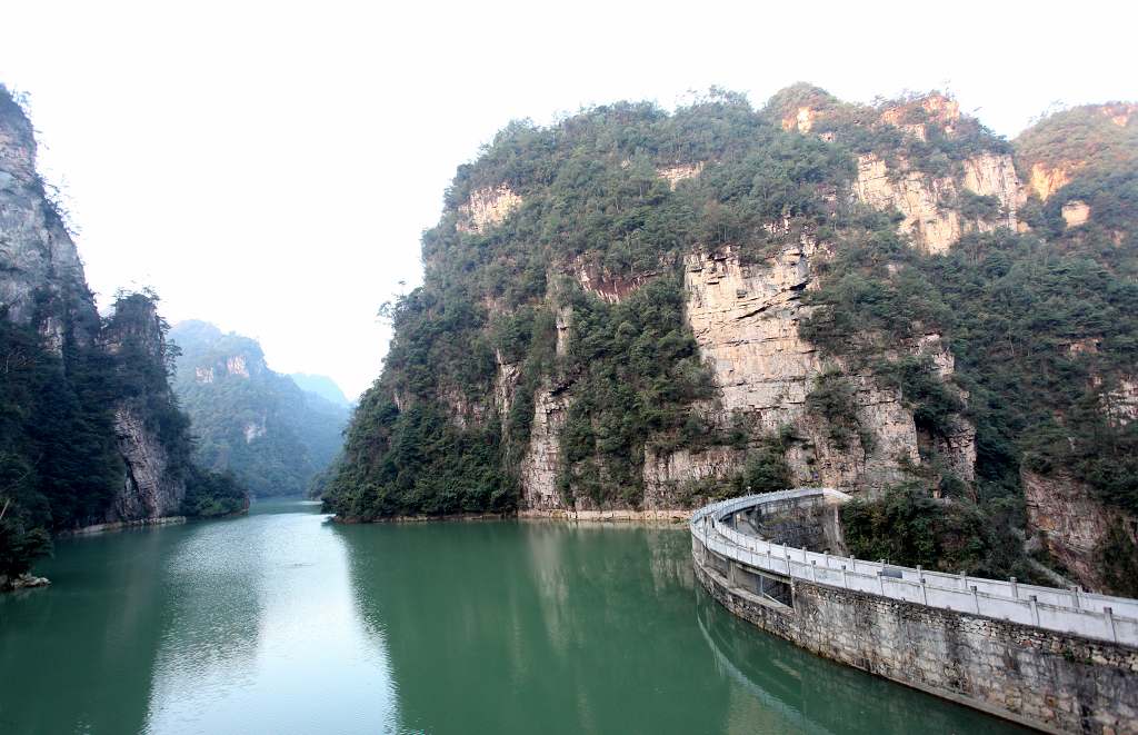 月亮潭水库风光