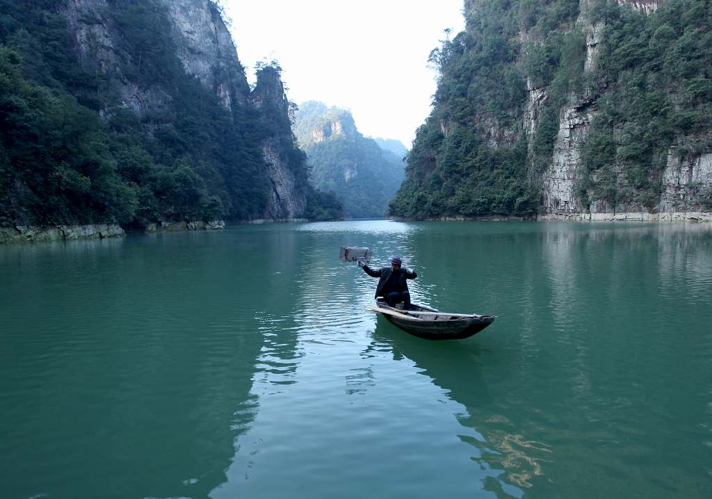 月亮潭水库风光