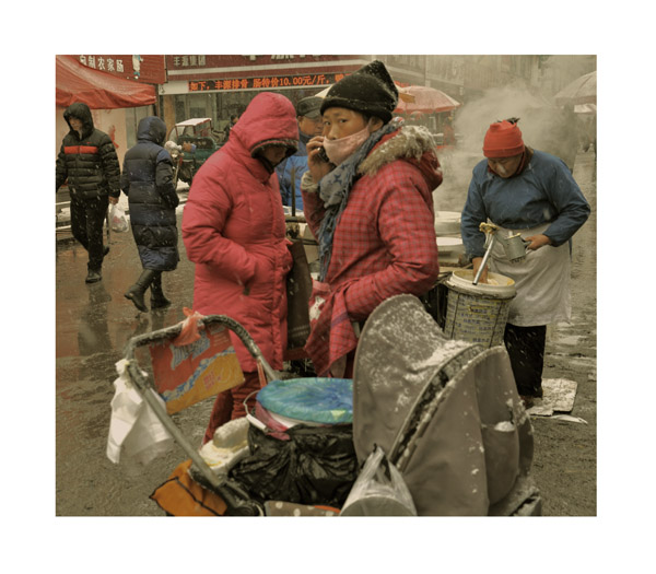 风雪街头
