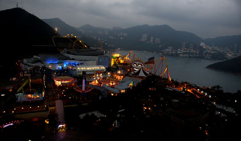 公园夜景