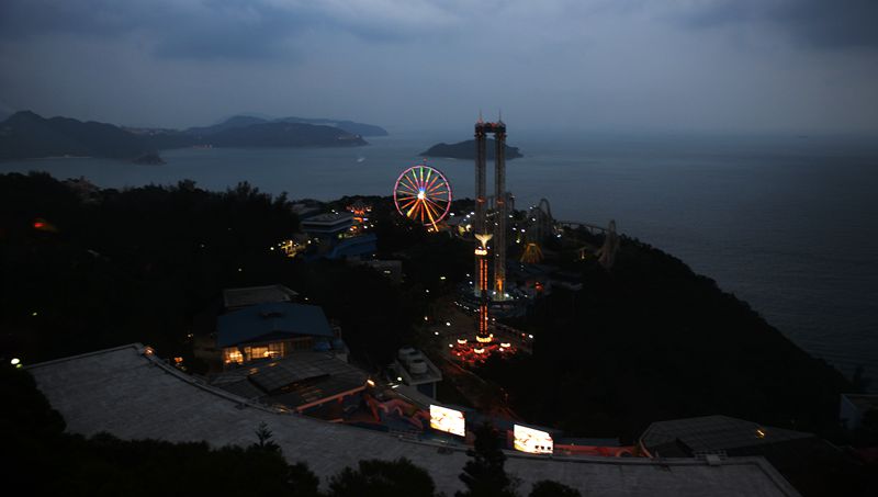 公园夜景