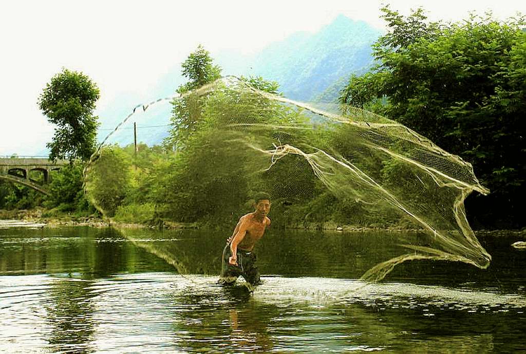 撒魚网
