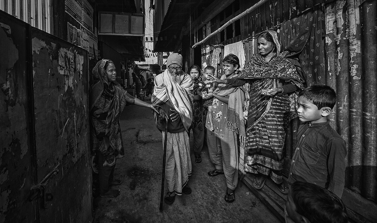 贫民窟里的生活