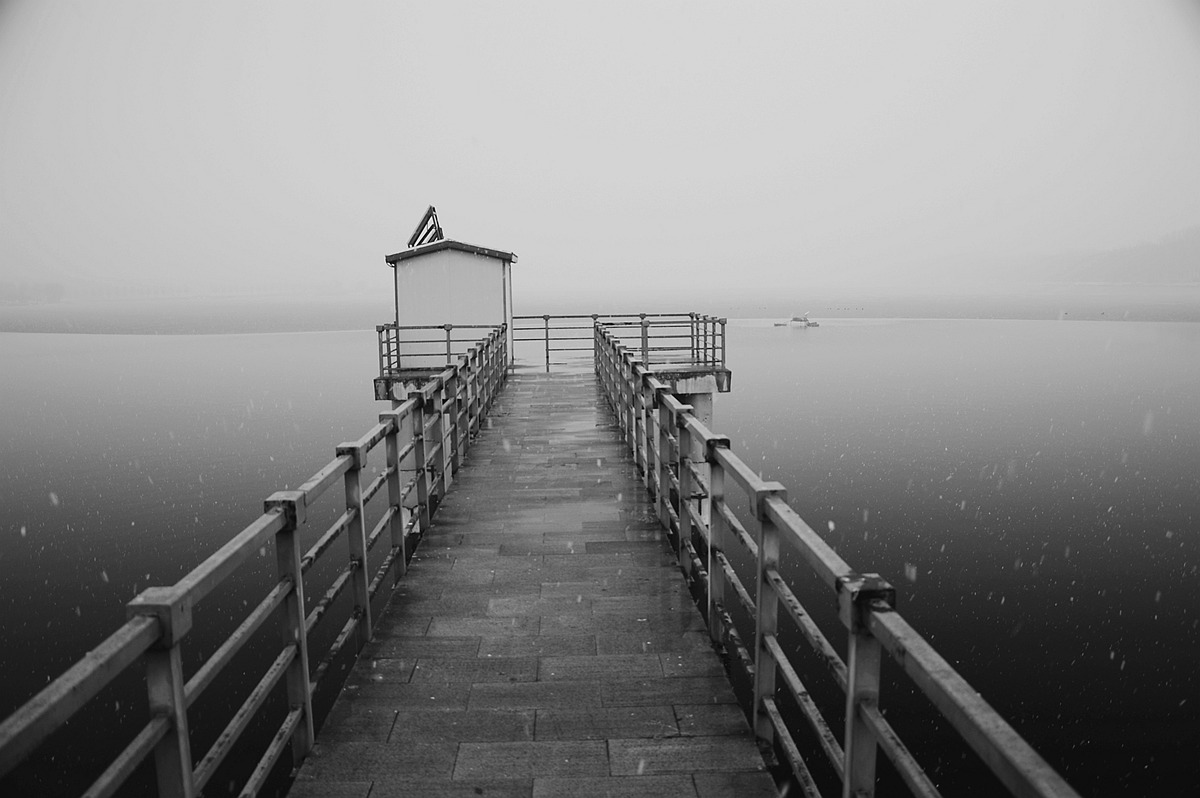 雨雪沙河湾