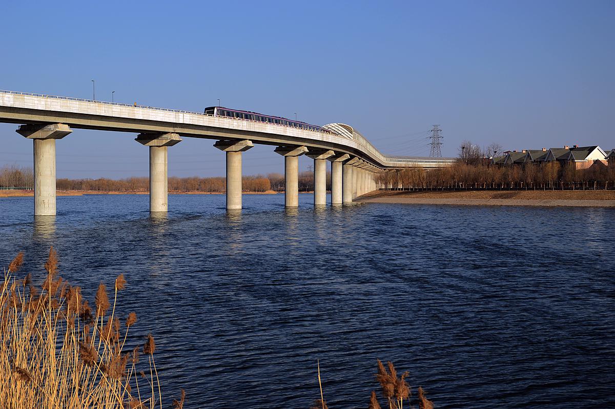 地铁线路·穿越温榆河