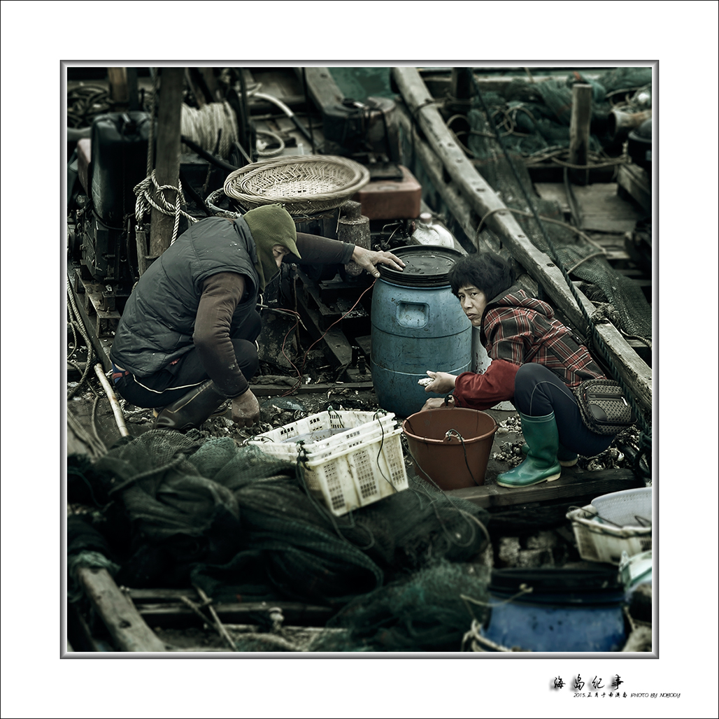 清晨的渔港（整船代发）