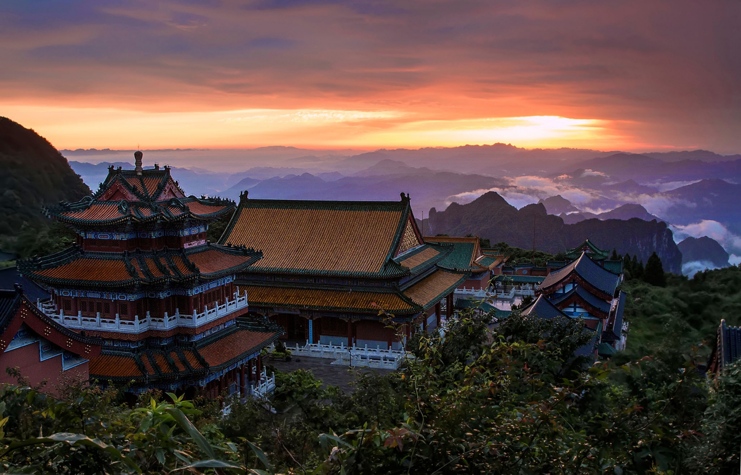 仙寺晨曦