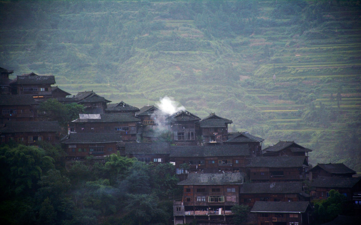 苗岭炊烟