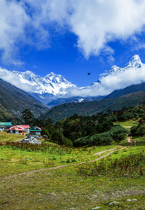 尼泊尔雪山小景