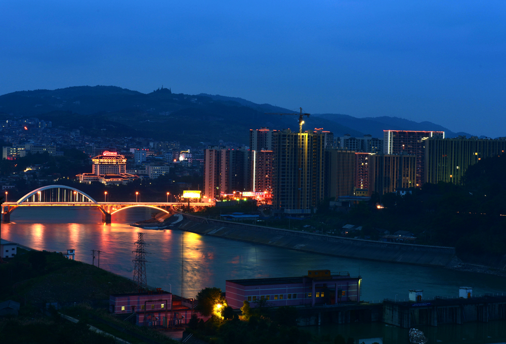 澧水夜景