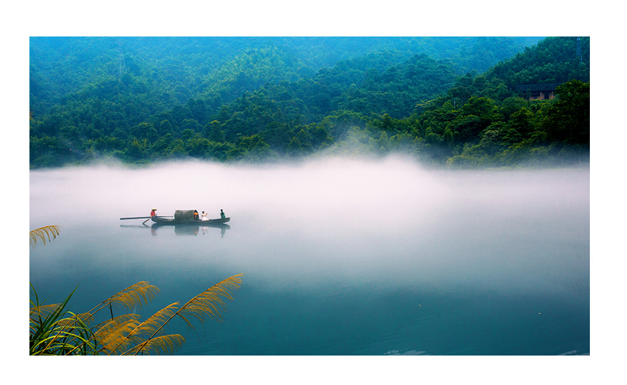 小东江晨景