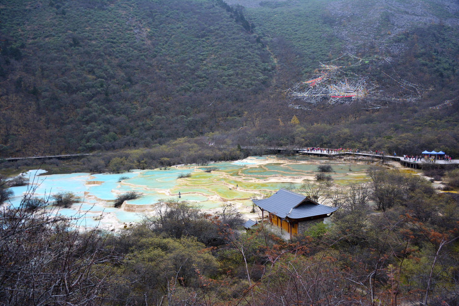 黄龙、九寨沟观光随影