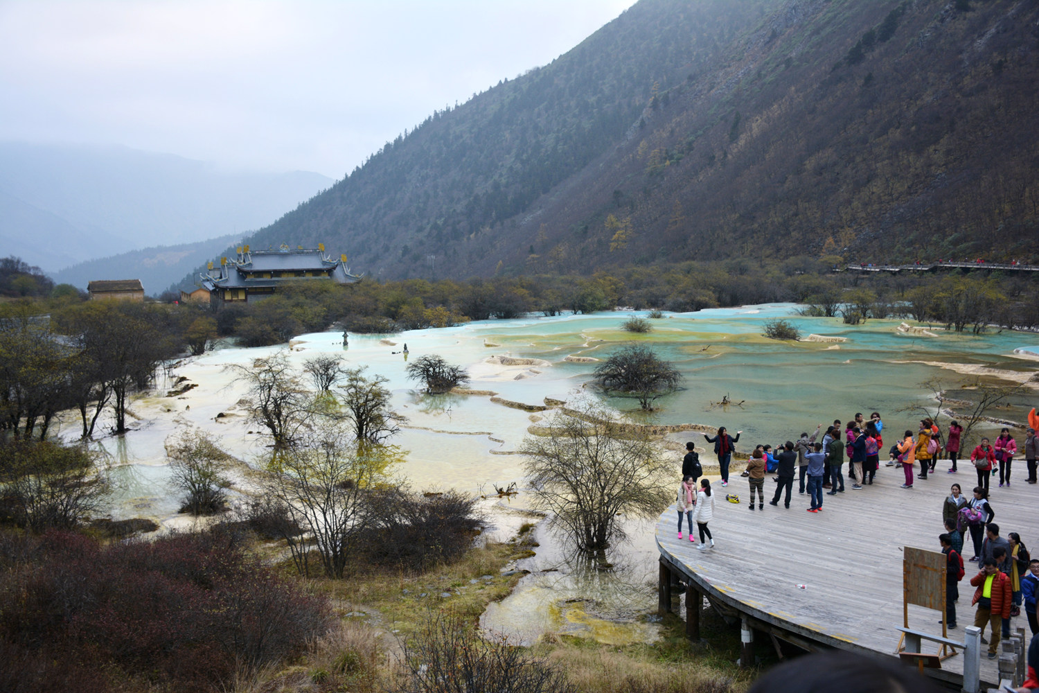 黄龙、九寨沟观光随影