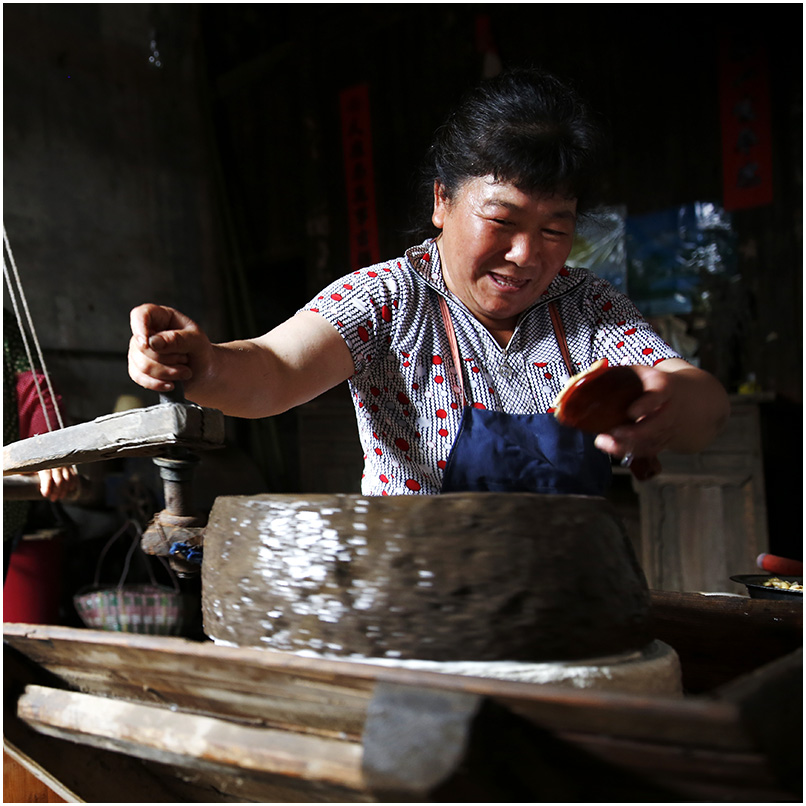 磨豆腐