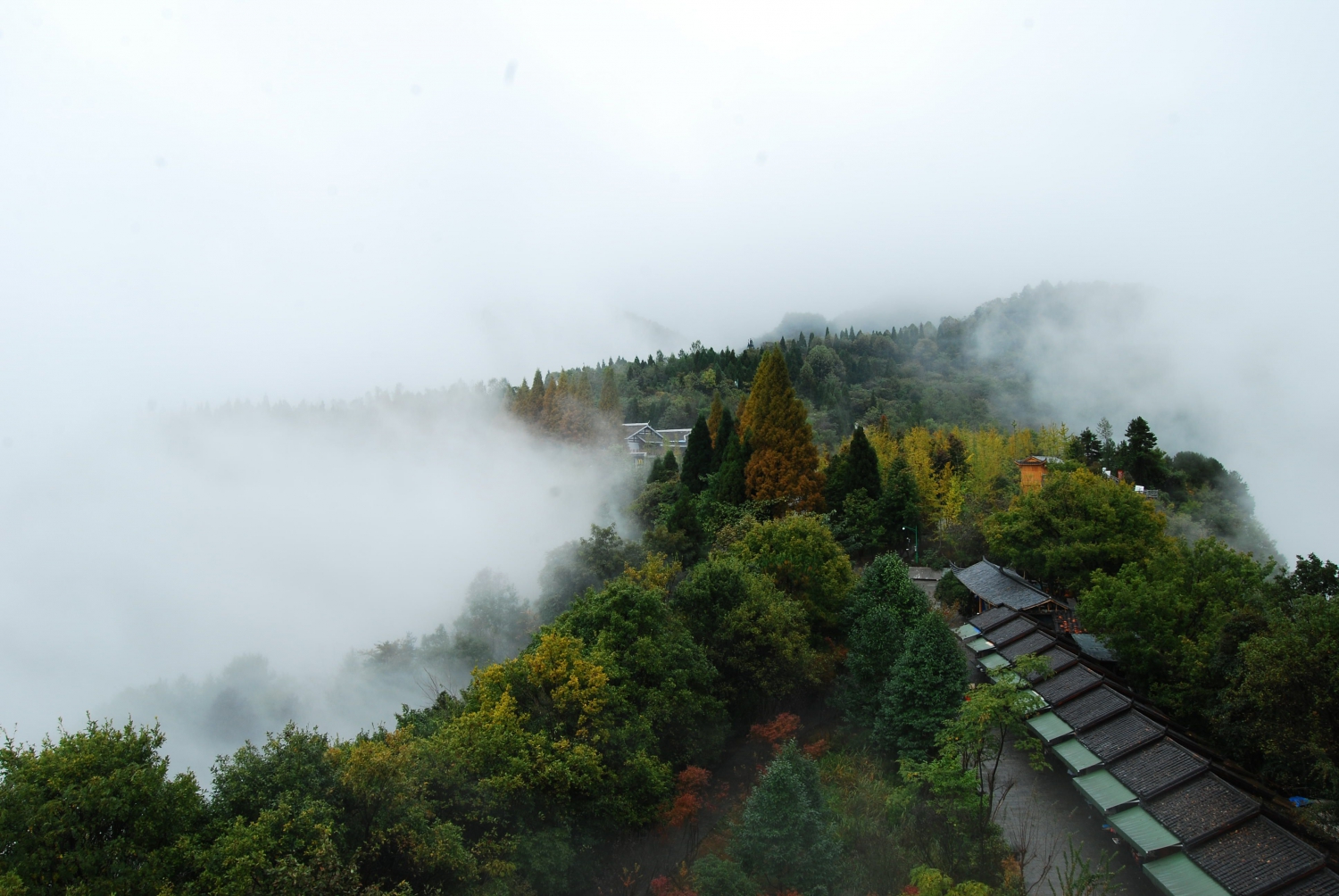 天子阁冬日春景