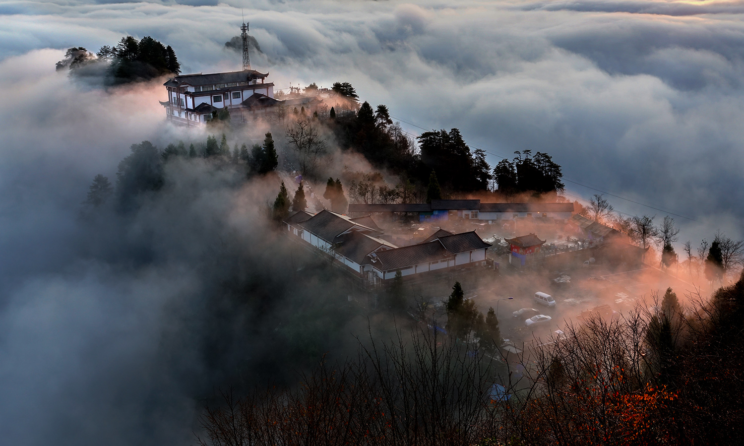 天子山索道上站