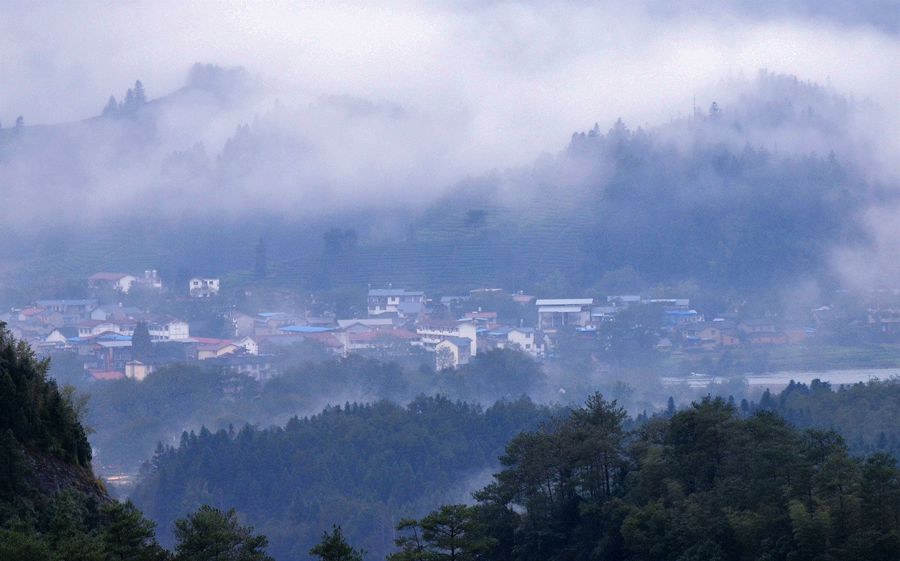 山乡的早晨