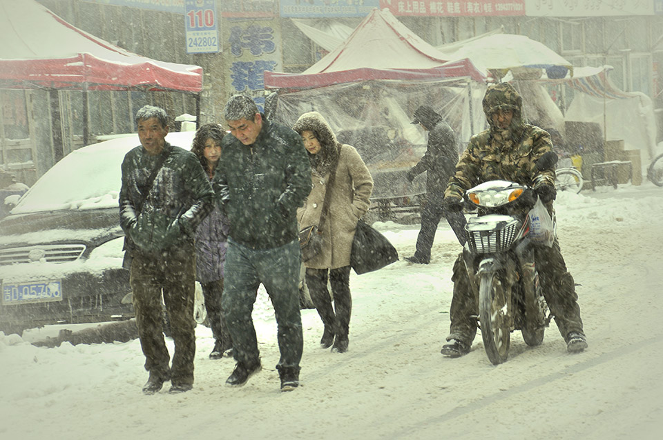 风雪途中