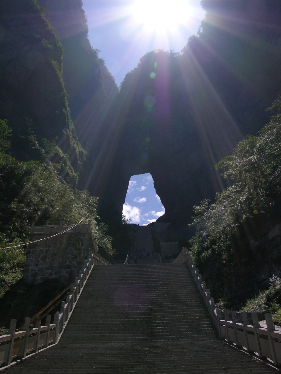 天门霞光