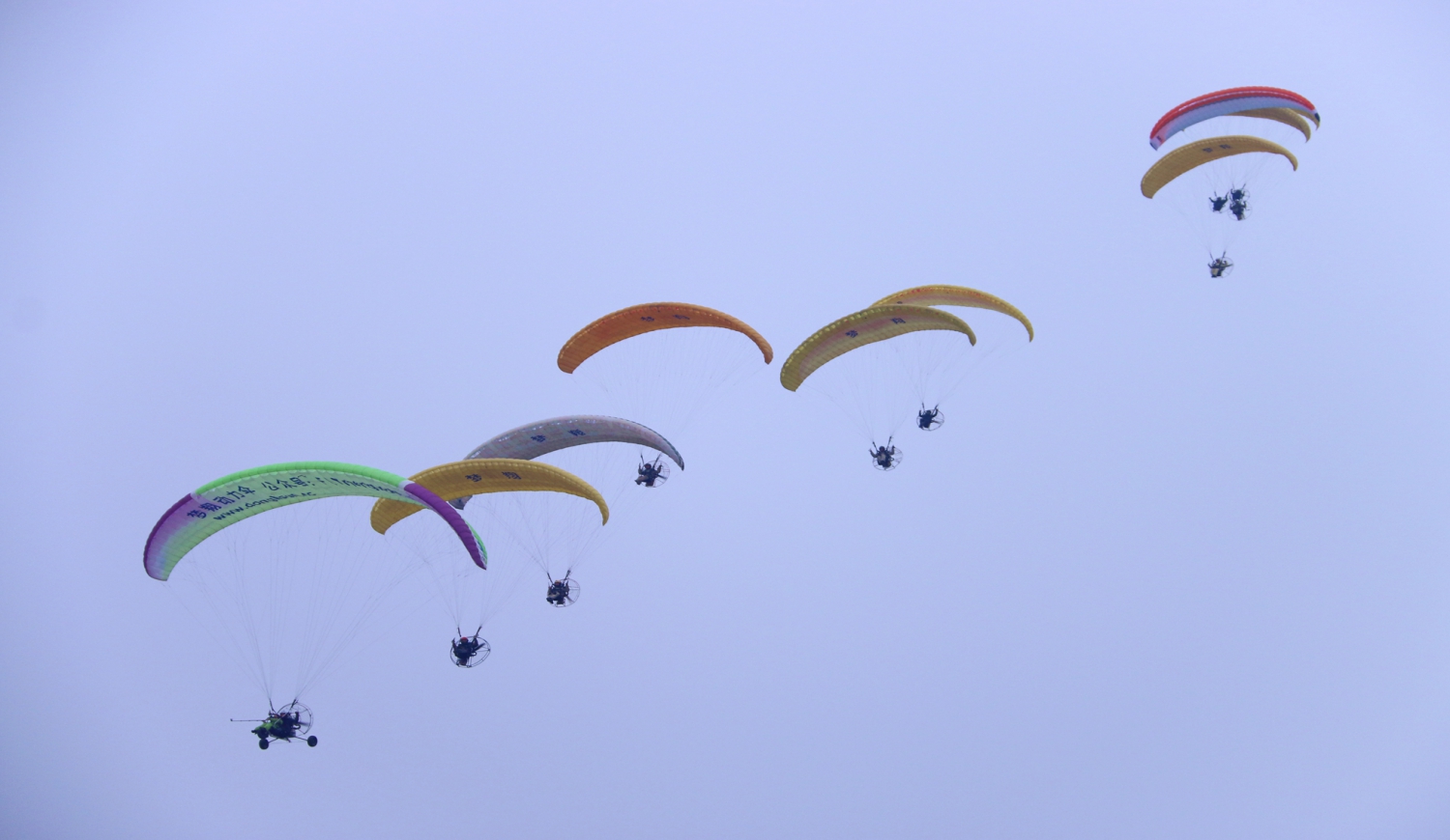 滑翔伞表演队