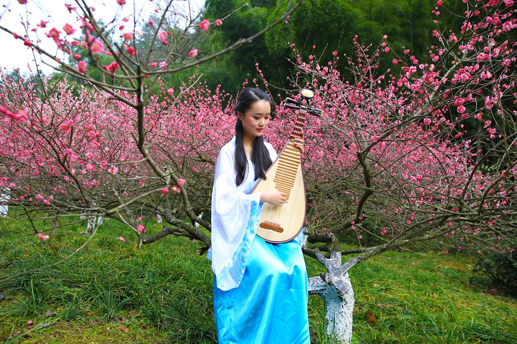 琵琶与美女２