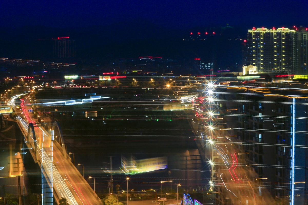 夜色—城市线条