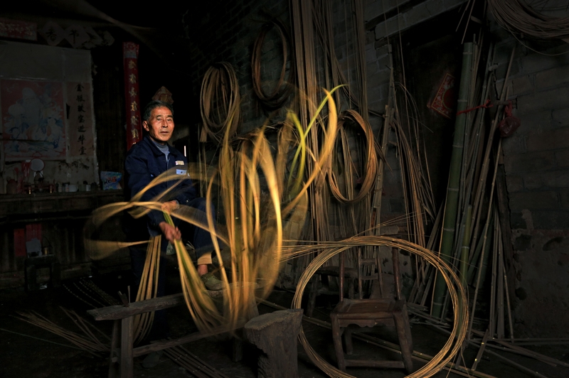 篾花