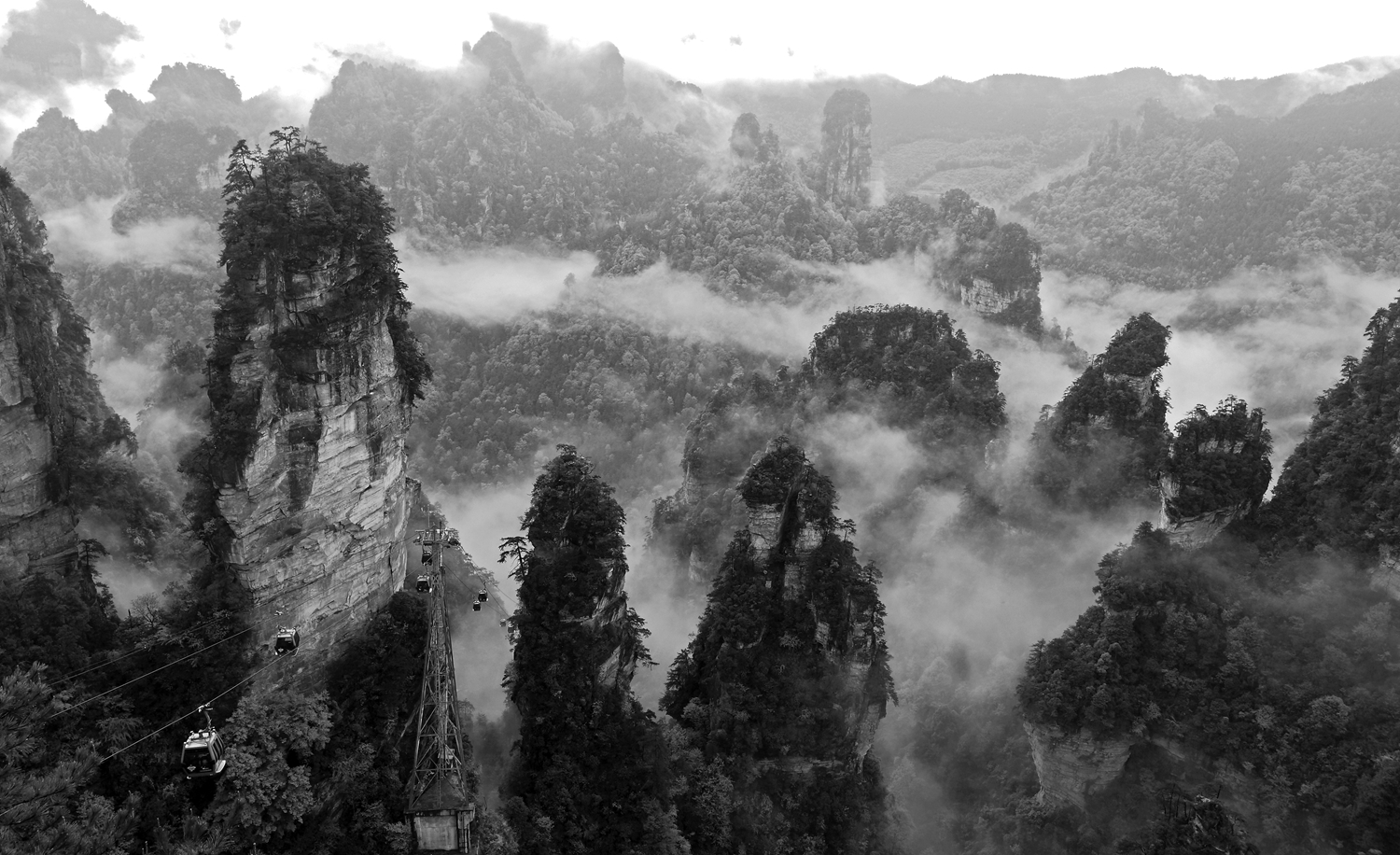 《黄石寨群峰》