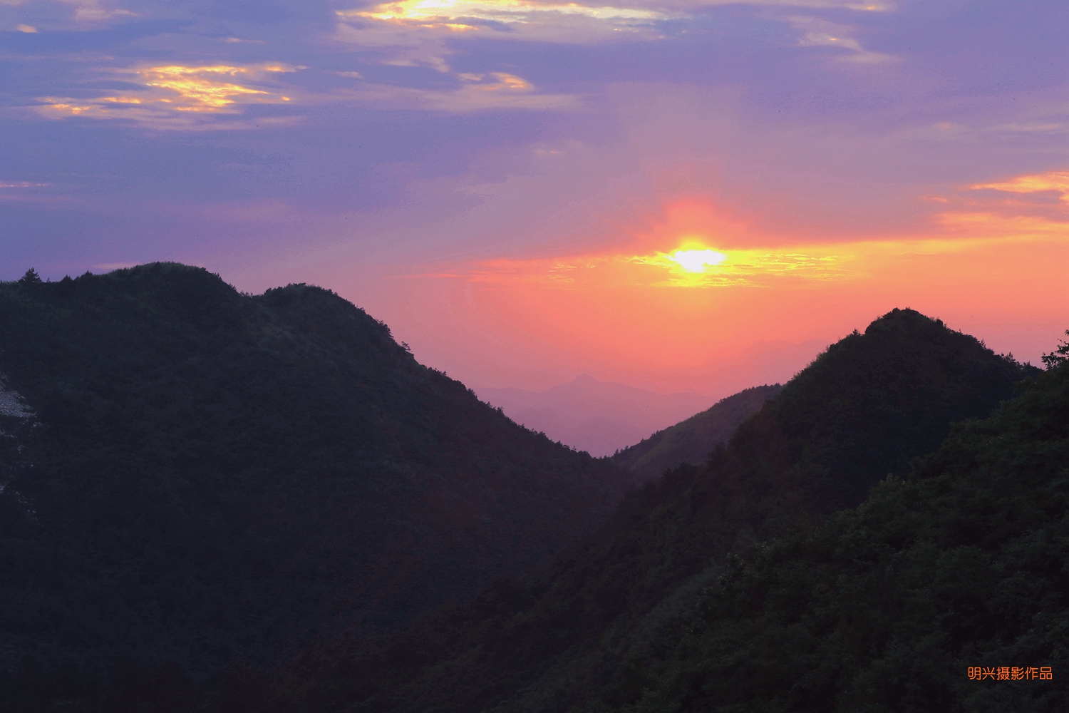 羊峰山晚霞3