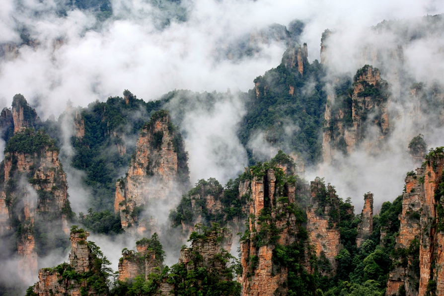 天子山风景