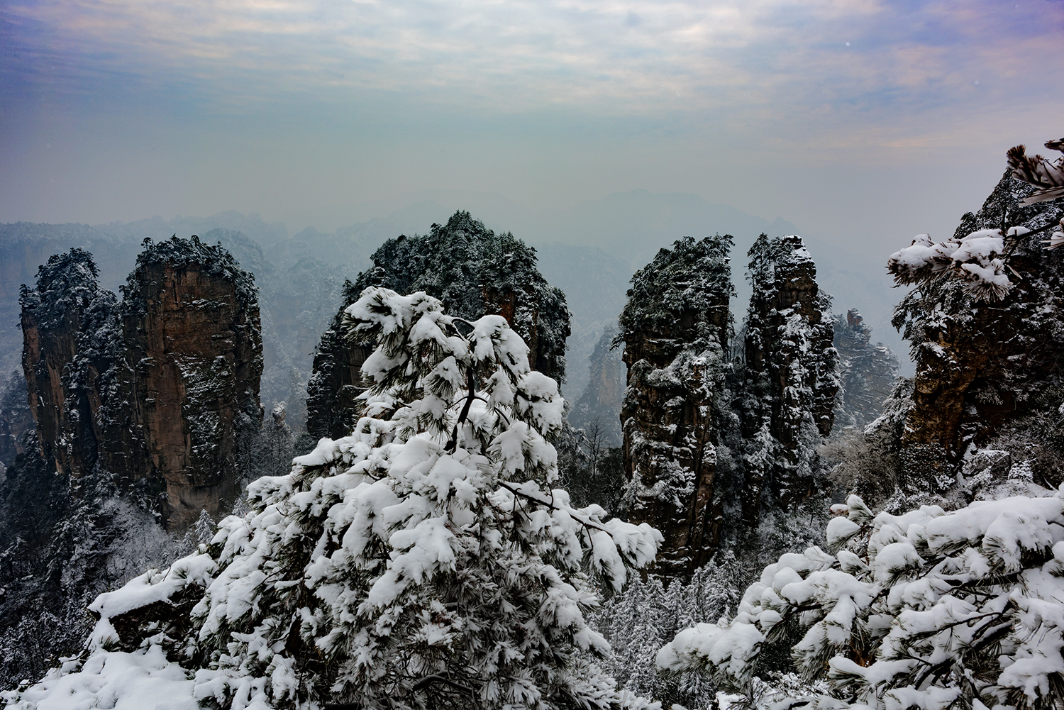 黄石寨瑞雪
