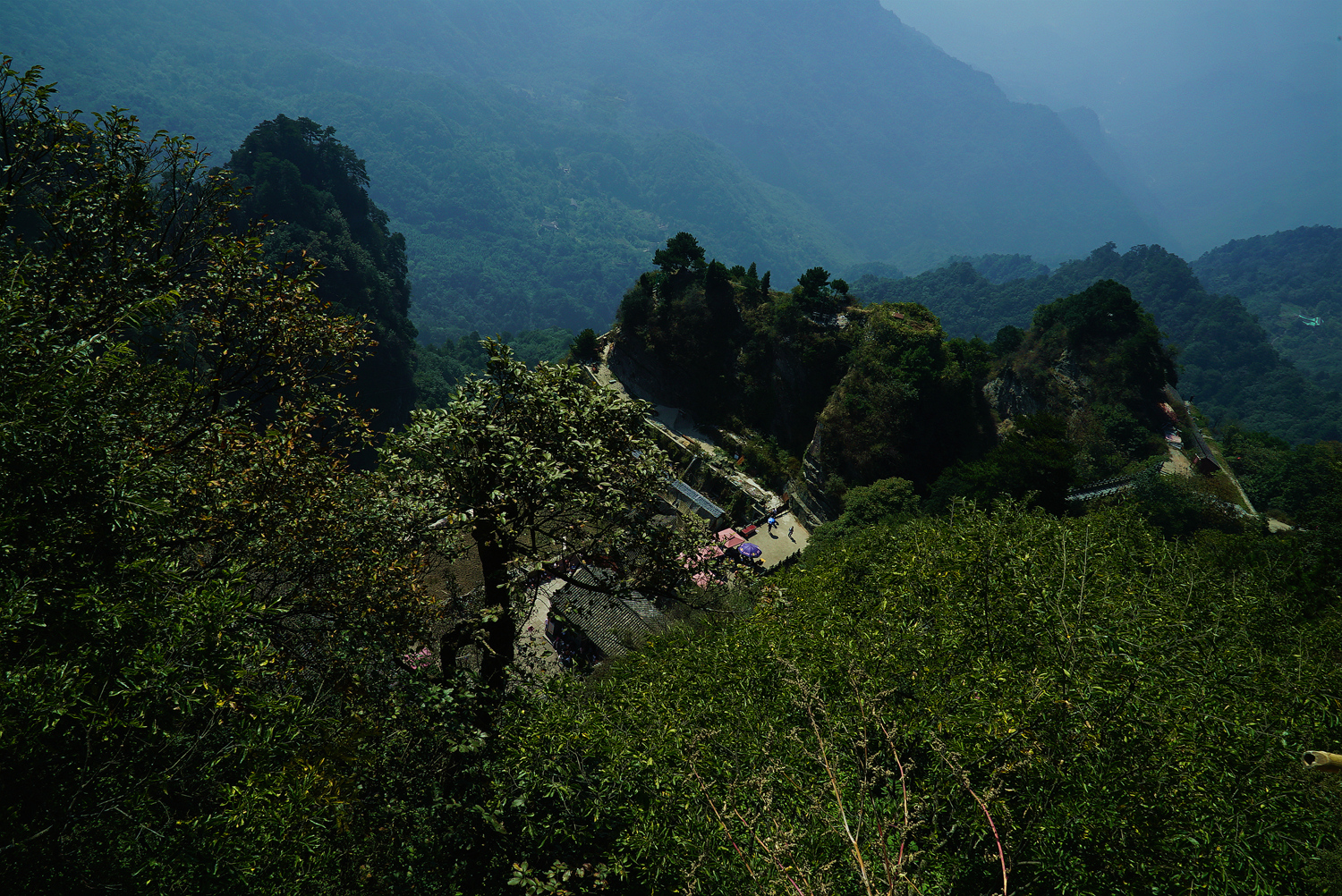 俯视武当山