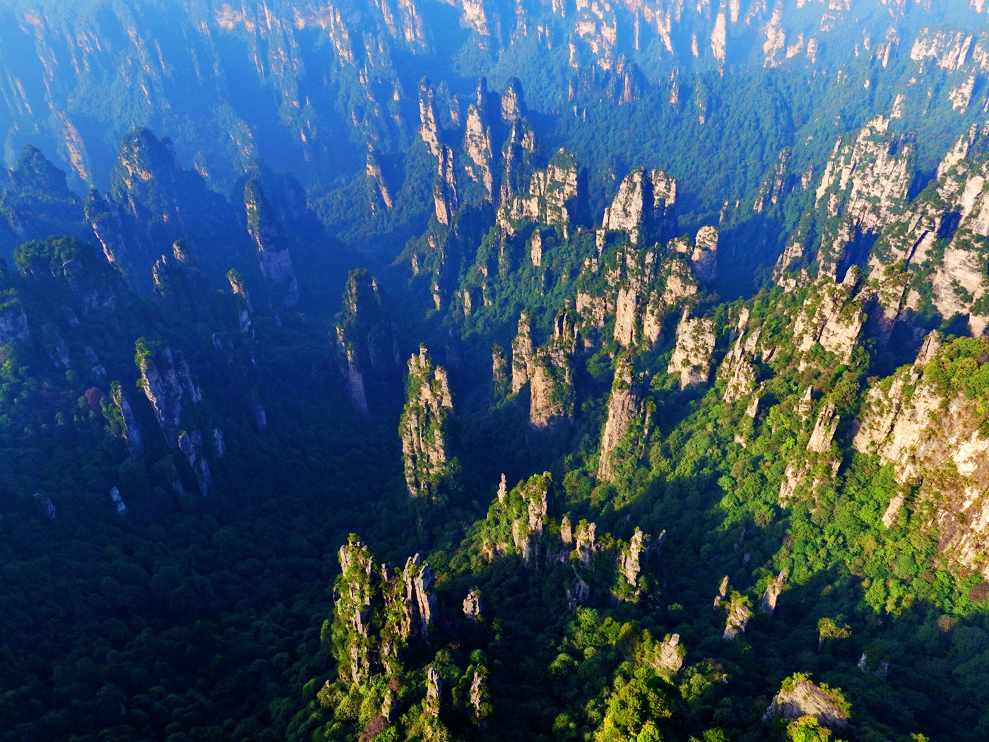 航拍天子山