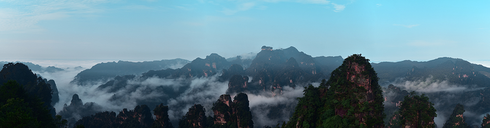 黄石寨云海全景图