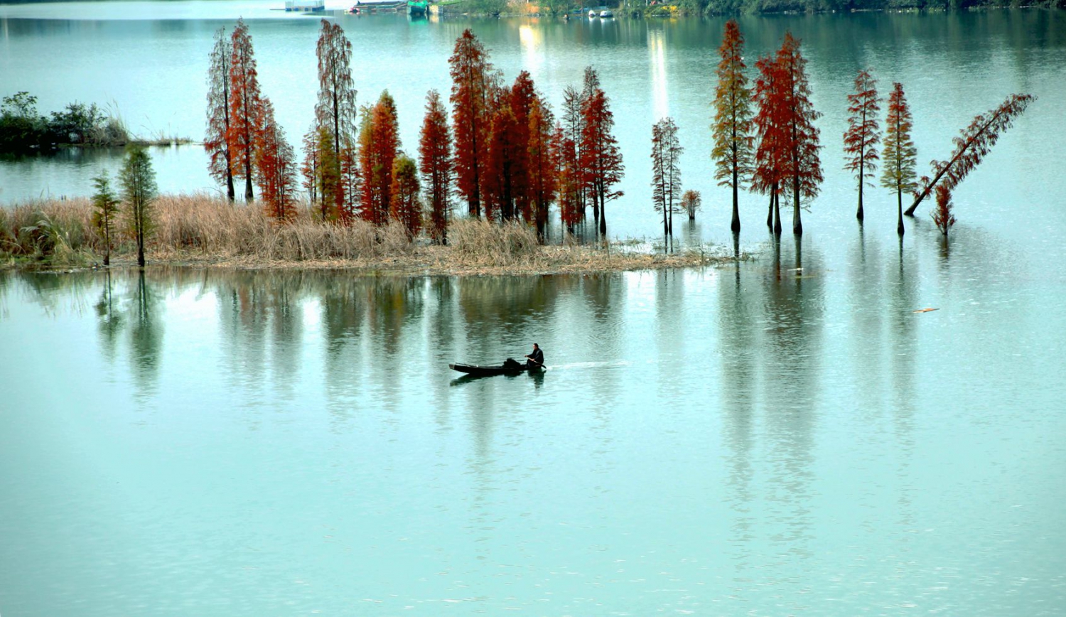 澧水河上小秋景