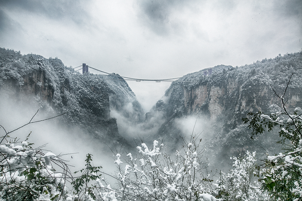 大峡谷雪云海