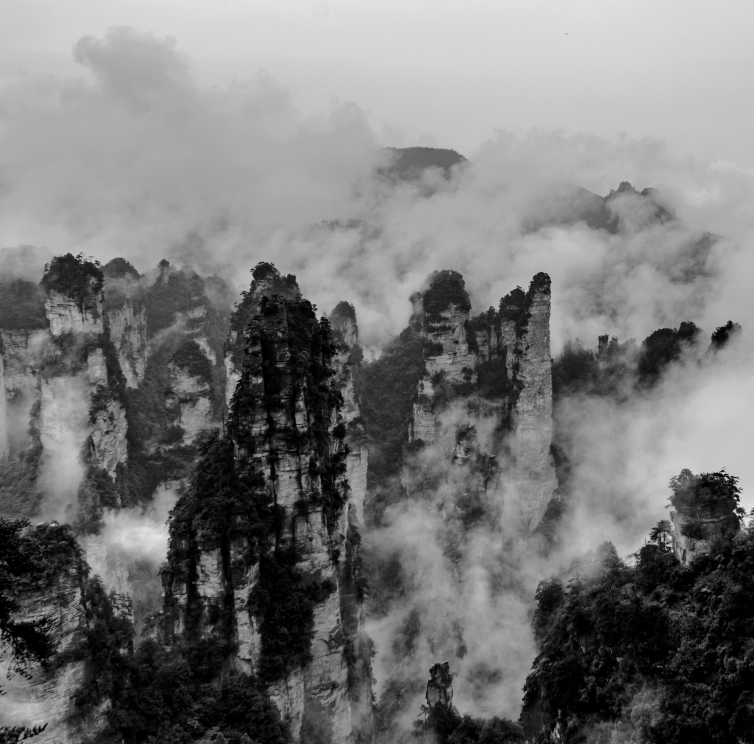 水墨峰林
