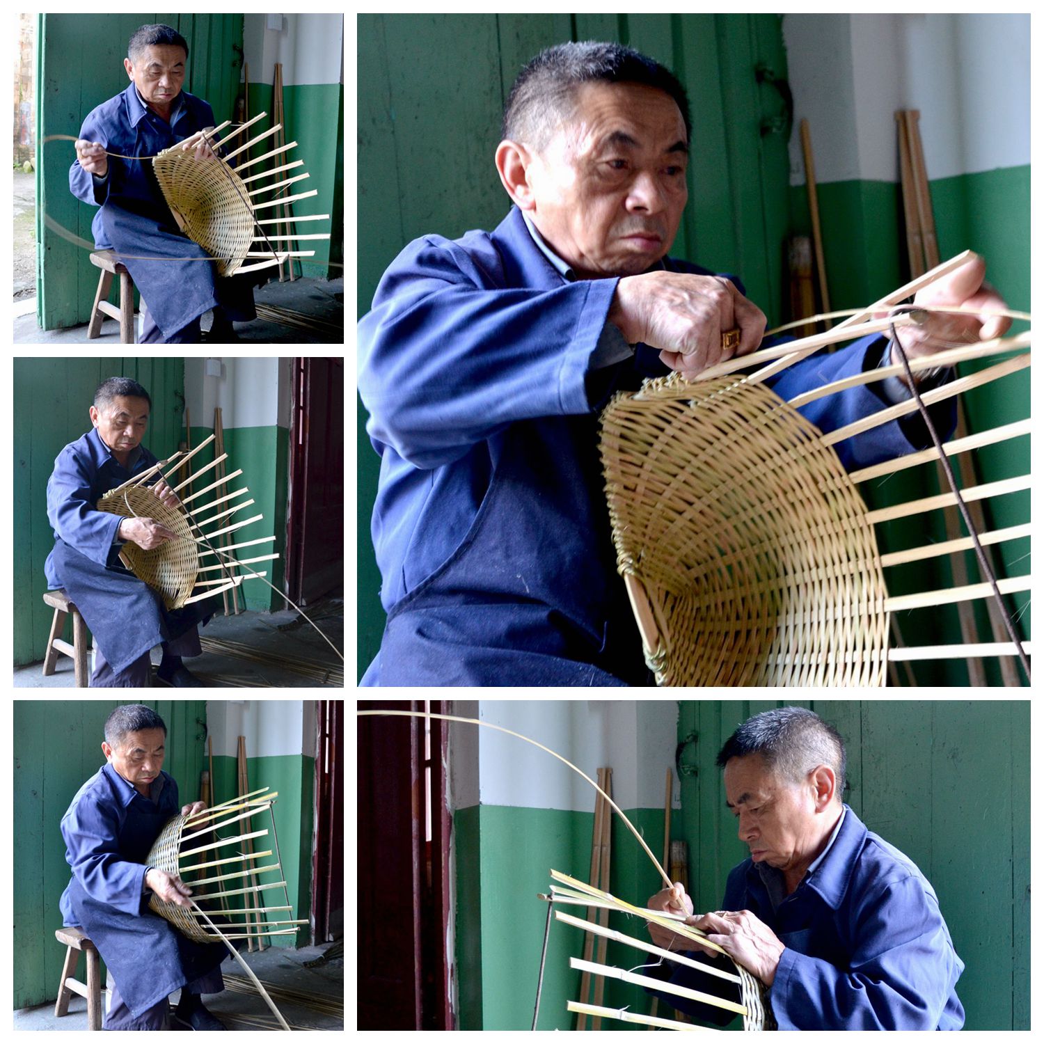 辛勤劳作