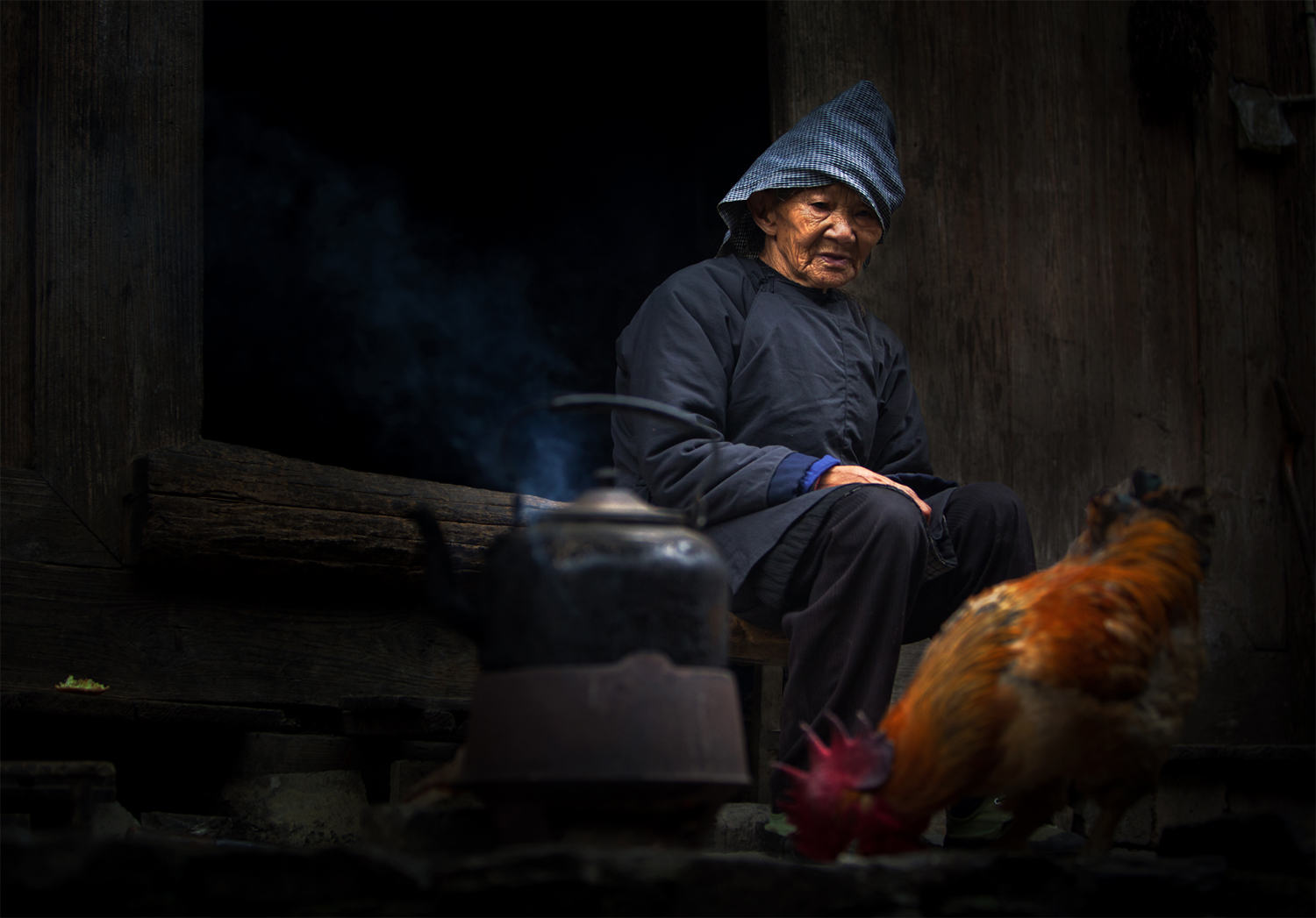 奶奶家的大公鸡