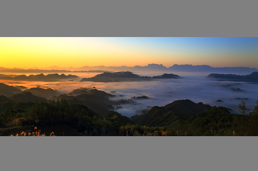 云雾山庄的早晨