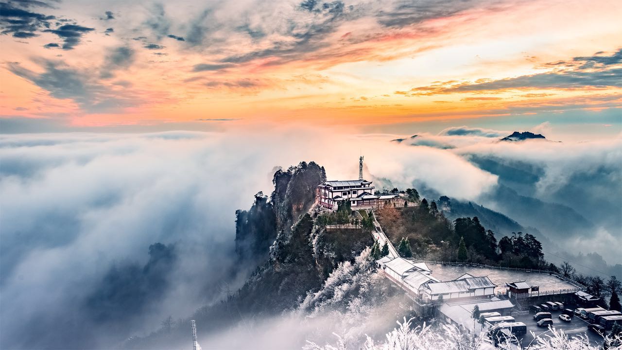天子山日出